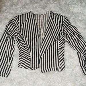 Striped blazer